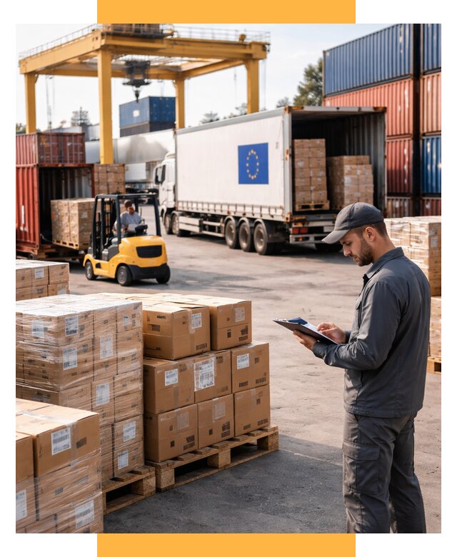 Доставка грузов из Европы от 12326 р., логистика СетСервис-Нзр