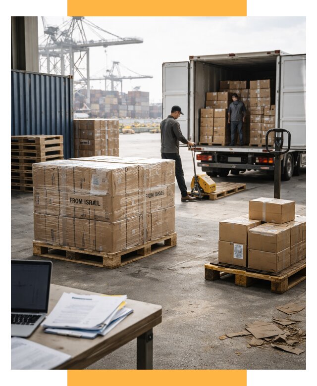 Доставка грузов из Израиля от 15408 р., логистика от СетСервис-Нзр