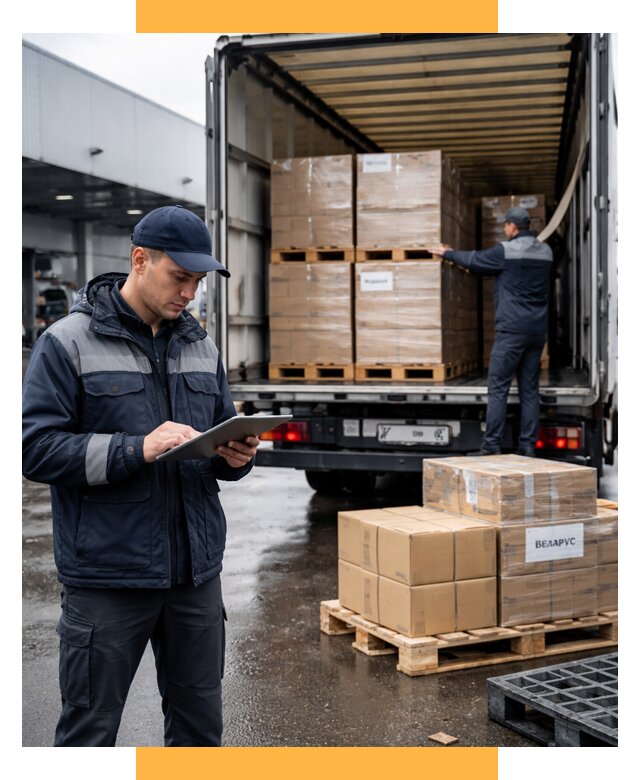 Доставка грузов из Беларуси от 15408 р. логистика СетСервис-Нзр