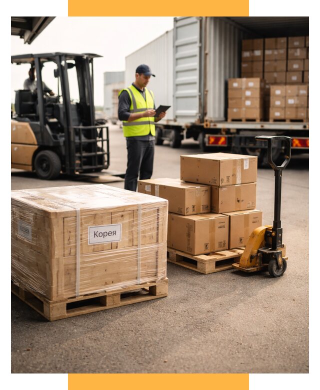 Доставка грузов в Корею из России от 35952 р. | СетСервис-Нзр