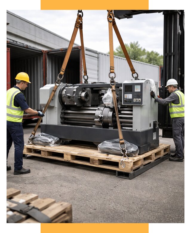 Перевозка станков и таможня от 61632 р. | СетСервис-Нзр логистика