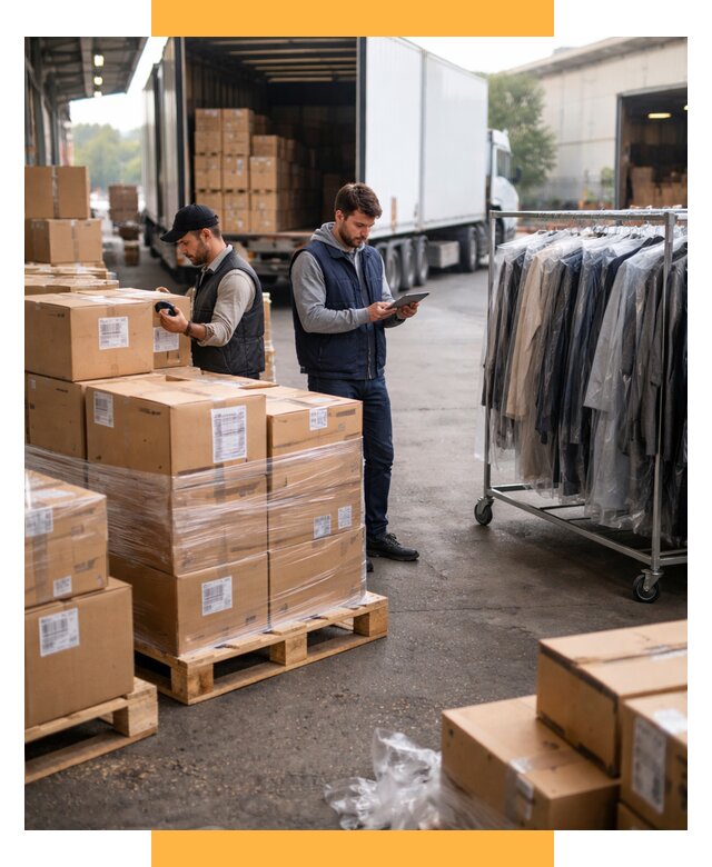 Перевозка и доставка одежды из Китая от 7704 р., СетСервис-Нзр