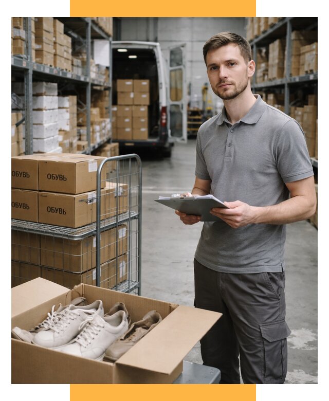 Доставка обуви из Китая и Турции от 4622 р. СетСервис-Нзр