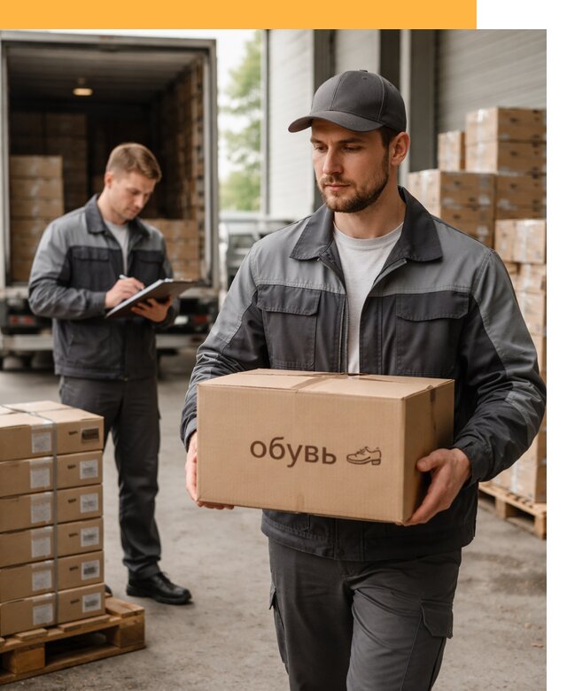 Международная перевозка обуви с таможенным оформлением от 4622