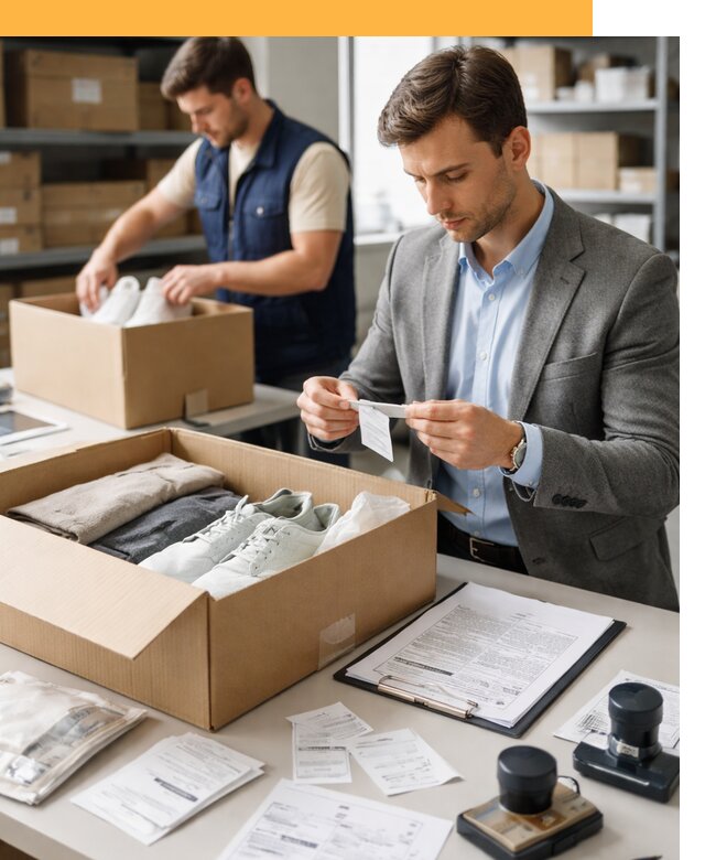 Таможенное оформление одежды и обуви по выгодной цене от 6677 руб