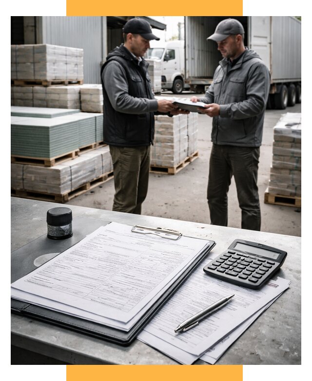 Таможенное оформление стройматериалов от 8731 р. | СетСервис-Нзр