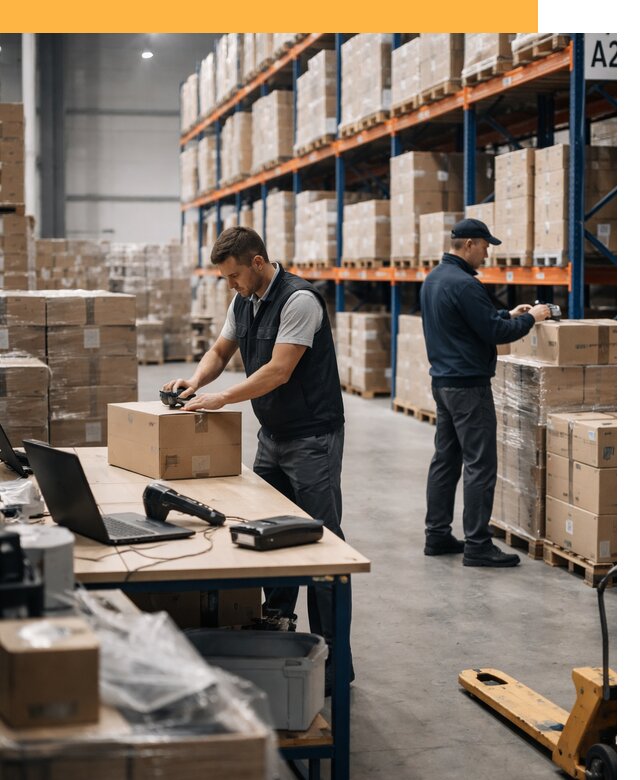 Склад консолидации в Европе: хранение, сортировка от 6677